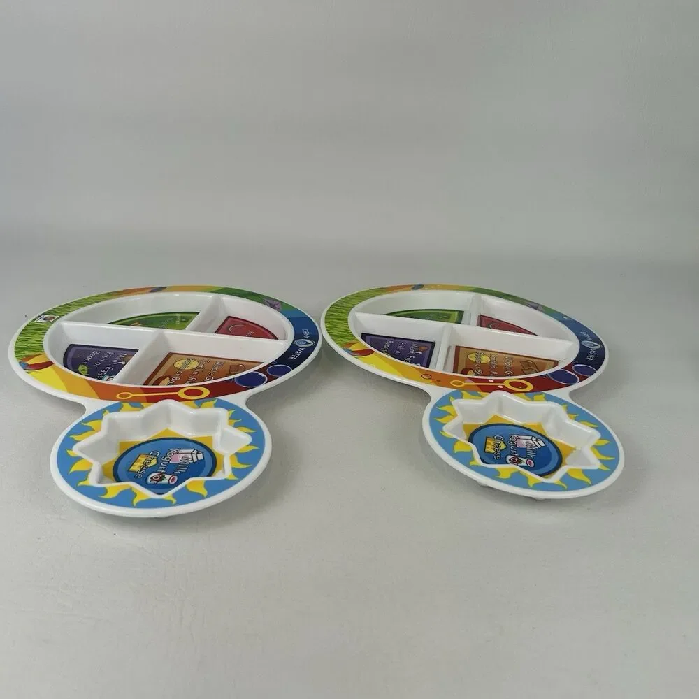 Fresh Baby Kids Food Group Section My Plates Divided Healthy Portion Control